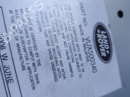 Radio LAND ROVER RANGE ROVER SPORT I (L320) 2.7 D 4x4 | BP15973716E6 