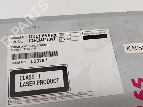 Radio MAZDA 6 Hatchback (GH) 2.2 D (GH10) | BP29400121E6 