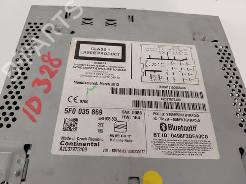 Display monitor SEAT LEON (5F1)  | BP26885006C48 