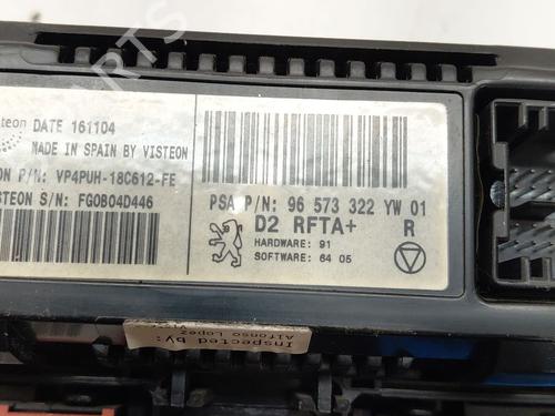 Climate control PEUGEOT 407 (6D_) 2.0 HDi 135 (6DRHRH, 6DRHRE, 6DRHRG, 6DRHRJ) | BP31136931I5