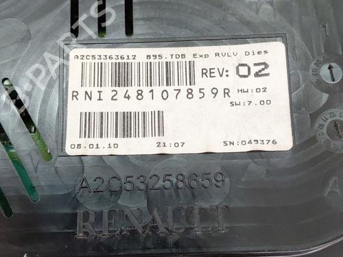 Instrument cluster RENAULT MEGANE III Hatchback (BZ0/1_, B3_) 1.5 dCi | BP29924303C47