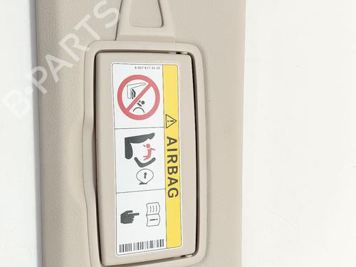 Højre solskærm MERCEDES-BENZ E-CLASS Convertible (A238) E 200 (238.442) (184 hp) 30591072