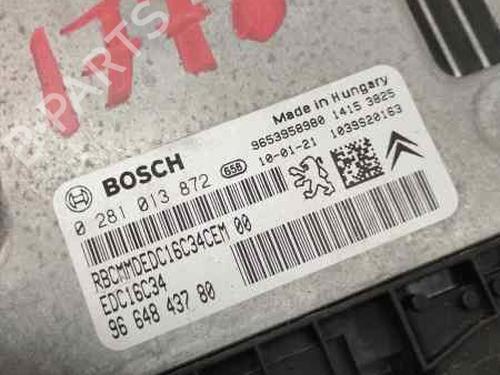 Engine control unit (ECU) CITROËN BERLINGO MULTISPACE (B9) 1.6 HDi 90 | BP23442942M57 