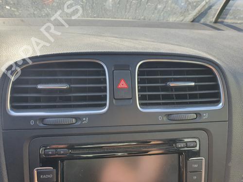 Used Air vent VW GOLF VI (5K1) 1.4 TSI (122 hp) 15977346