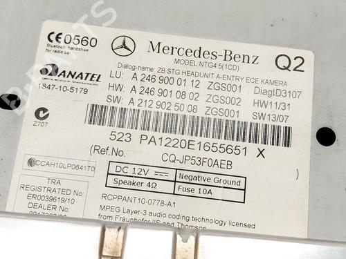 Radio MERCEDES-BENZ CLA Coupe (C117) CLA 220 CDI 4-matic (117.305) | BP31172836E6
