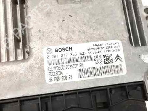 Engine control unit (ECU) CITROËN C3 II (SC_) | BP23442600M57