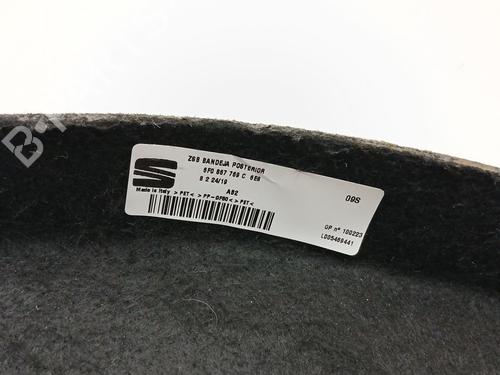 Rear parcel shelf SEAT IBIZA V (KJ1, KJG) 1.0 TSI | BP34404763C85 - Image 2