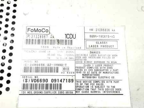 Radio VOLVO XC60 I SUV (156) D5 AWD | BP22970068E6
