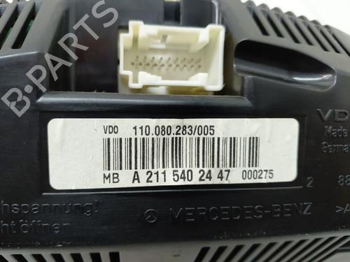 Instrument cluster MERCEDES-BENZ E-CLASS (W211) E 200 Kompressor (211.042) | BP26691779C47 