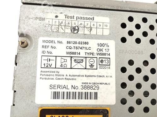 Radio TOYOTA COROLLA (_E12_) 1.4 D (NDE120_, NDE120R) | BP15979786E6 