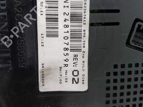 Instrument cluster RENAULT MEGANE III Hatchback (BZ0/1_, B3_)  | BP16432891C47 