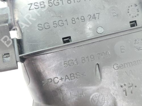 Air vent VW GOLF VII (5G1, BQ1, BE1, BE2) 1.0 TSI | BP27838863I21 