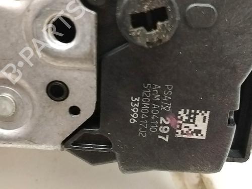 Rear left lock PEUGEOT 3008 I MPV (0U_) 1.6 HDi | BP15974454C100 