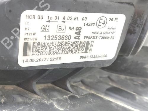 Right headlight OPEL MERIVA B MPV (S10) 1.7 CDTI (75) | BP29189532C29 - Image 4
