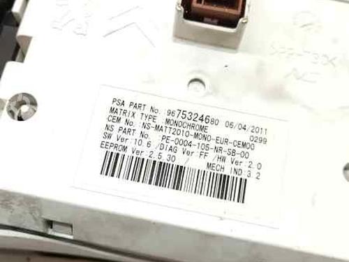 Instrument cluster PEUGEOT 508 I (8D_)  | BP15979824C47 