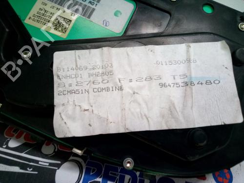 Instrument cluster PEUGEOT 307 (3A/C) 2.0 HDi 90 | BP15971881C47