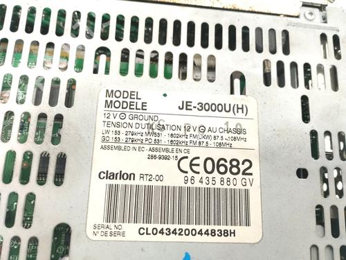 Radio PEUGEOT 607 (9D, 9U) 2.2 HDi | BP15980729E6 