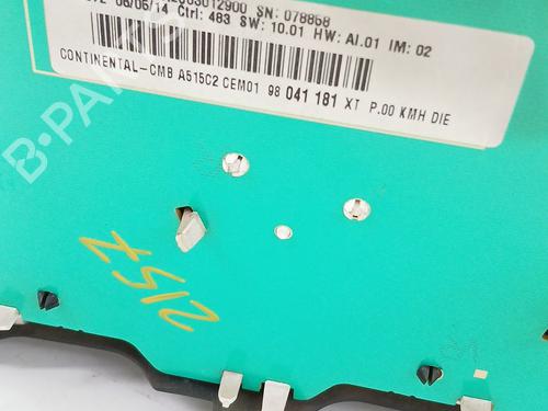 Instrument cluster CITROËN C3 II (SC_) 1.4 HDi 70 (SC8HZC, SC8HR0, SC8HP4) | BP33831613C47 - Image 3