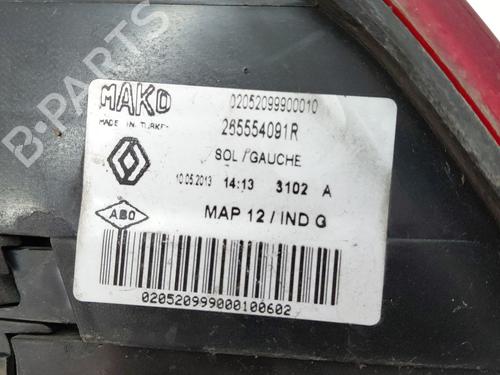 Left taillight RENAULT CLIO IV (BH_) 0.9 TCe 90 (BHNF, BHMA, BHMH, BHJK, BHJR) | BP27515093C34 