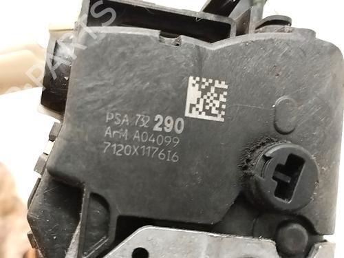 Front right lock PEUGEOT 3008 I MPV (0U_) 1.6 HDi | BP19506860C97 