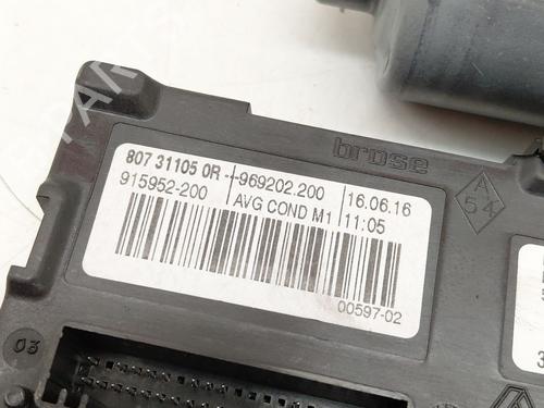 Left front window motor RENAULT SCÉNIC III (JZ0/1_) 1.5 dCi (JZ02, JZ0R) | BP31211075E21