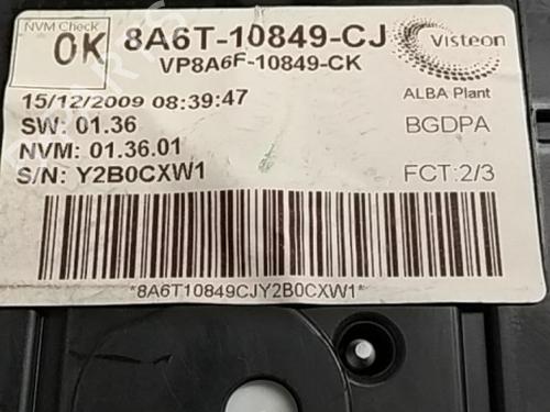 Kombinert Instrument FORD FIESTA VI (CB1, CCN) 1.4 TDCi | BP4484222C47