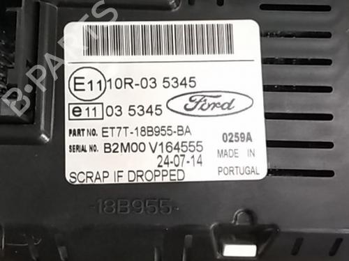Display de informações FORD FIESTA VI (CB1, CCN) 1.5 TDCi | BP5599393C48