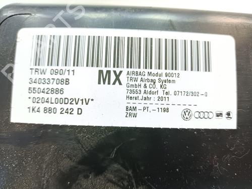 Right seat airbag VW GOLF VAN VI Variant (AJ5) 1.6 TDi | BP5848588C14 