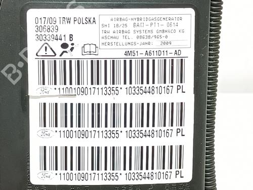 Left seat airbag FORD FOCUS II Turnier (DA_, FFS, DS) 1.6 TDCi | BP7102105C13 