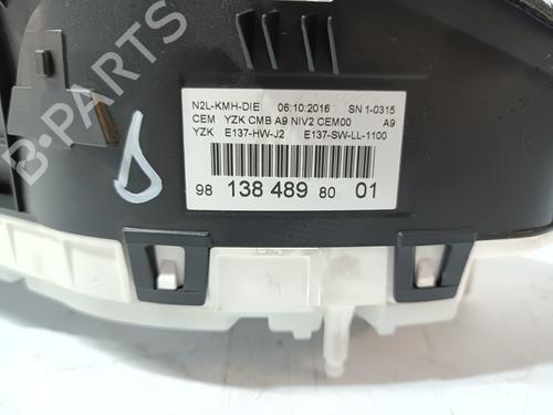 Instrument cluster PEUGEOT 208 I (CA_, CC_) 1.6 HDi / BlueHDi 75 | BP9233644C47