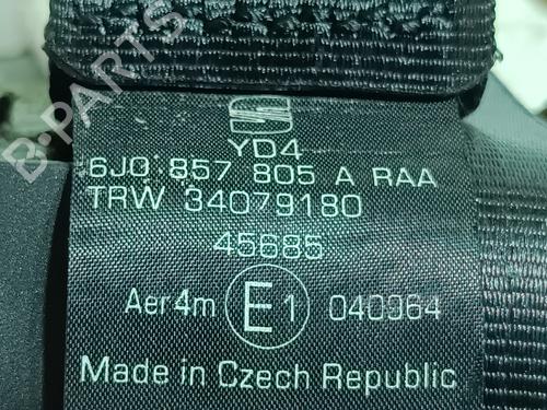 Rear right seatbelt SEAT IBIZA IV (6J5, 6P1) 1.2 TDI | BP19314575I28 