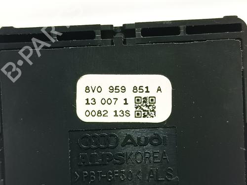 Left front window switch AUDI A3 Sportback (8VA, 8VF) 1.6 TDI | BP19334649I27 