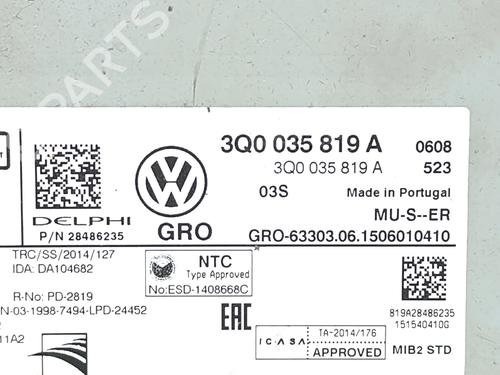 Radio VW GOLF VII (5G1, BQ1, BE1, BE2) 1.6 | BP17196333E6 