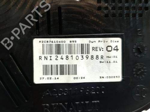 Instrument cluster RENAULT MEGANE III Grandtour (KZ0/1) 1.5 dCi (KZ09, KZ0D, KZ1G, KZ29, KZ14, KZ1W, KZ10, KZ1F,... | BP24962593C47