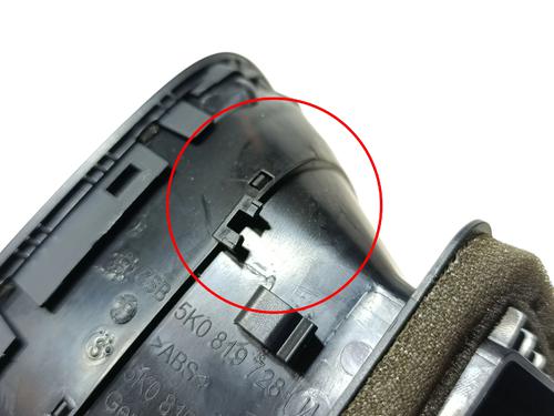 Air vent VW GOLF VI (5K1) 1.6 TDI | BP27734380I21 