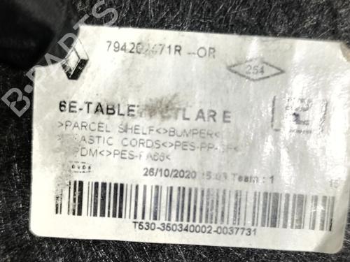 Hattehylle RENAULT TWINGO III (BCM_, BCA_) 1.0 SCe 65 (BCMJ) | BP24936113C85