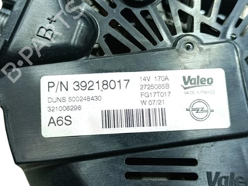 Alternator OPEL ASTRA K Sports Tourer (B16) 1.2 Turbo (35) | BP30177917M7