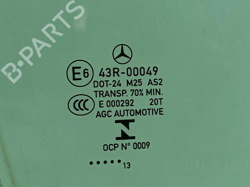 Front right door window MERCEDES-BENZ A-CLASS (W176) A 200 (176.043) | BP26299007C19