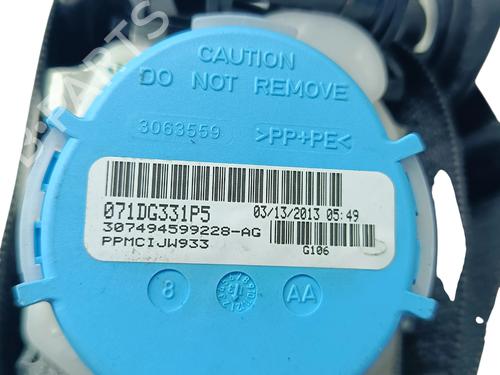 Front right seatbelt MERCEDES-BENZ A-CLASS (W176) A 200 (176.043) | BP31806563I25 