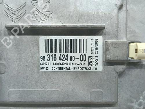 Display monitor PEUGEOT 2008 I (CU_) 1.2 THP 130 / PureTech 130 | BP29077550C48