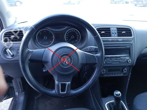 Used Steering wheel Steering wheel VW POLO V (6R1, 6C1) 1.2 TDI (75 hp) 33244441 33244441