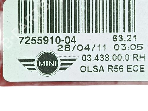 Right taillight MINI MINI (R56) Cooper D | BP31070953C35  - Image 7