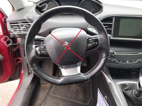Used Steering wheel Steering wheel PEUGEOT 308 II (LB_, LP_, LW_, LH_, L3_) 1.6 HDi / BlueHDi 115 (115 hp) 33266990 33266990