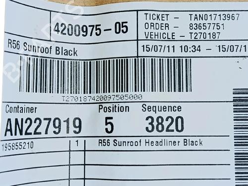 Interior roof MINI MINI (R56) Cooper S | BP35901672I12 - Image 12