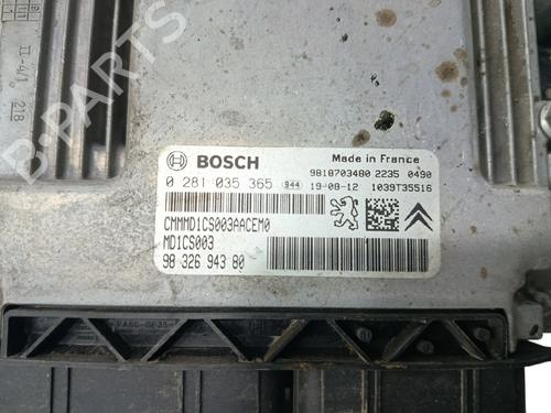 Engine control unit (ECU) PEUGEOT 2008 I (CU_) 1.5 BlueHDI 100 | BP33437756M57 - Image 3