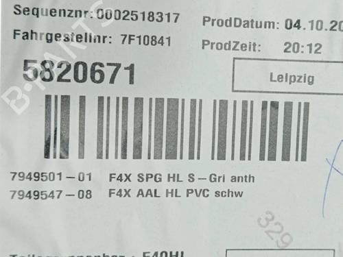 Rear left panel BMW 1 (F40) 116 d | BP37422516C60 - Image 3