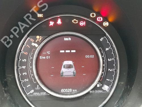 Used Instrument cluster FIAT 500 (312_) 1.2 LPG (312AXA1A) (69 hp) 23238621