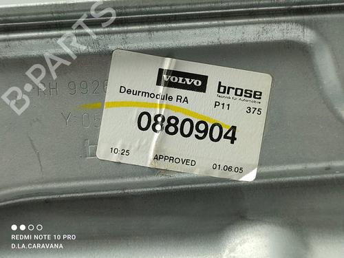 Rear right window mechanism VOLVO S40 II (544) 1.6 D | BP16700324C25 