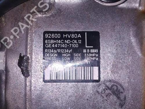 AC compressor NISSAN QASHQAI II SUV (J11, J11_)  | BP16504941M34 
