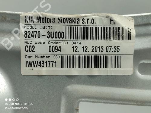 Front left window mechanism KIA SPORTAGE III (SL) 1.7 CRDi | BP16719567C22 